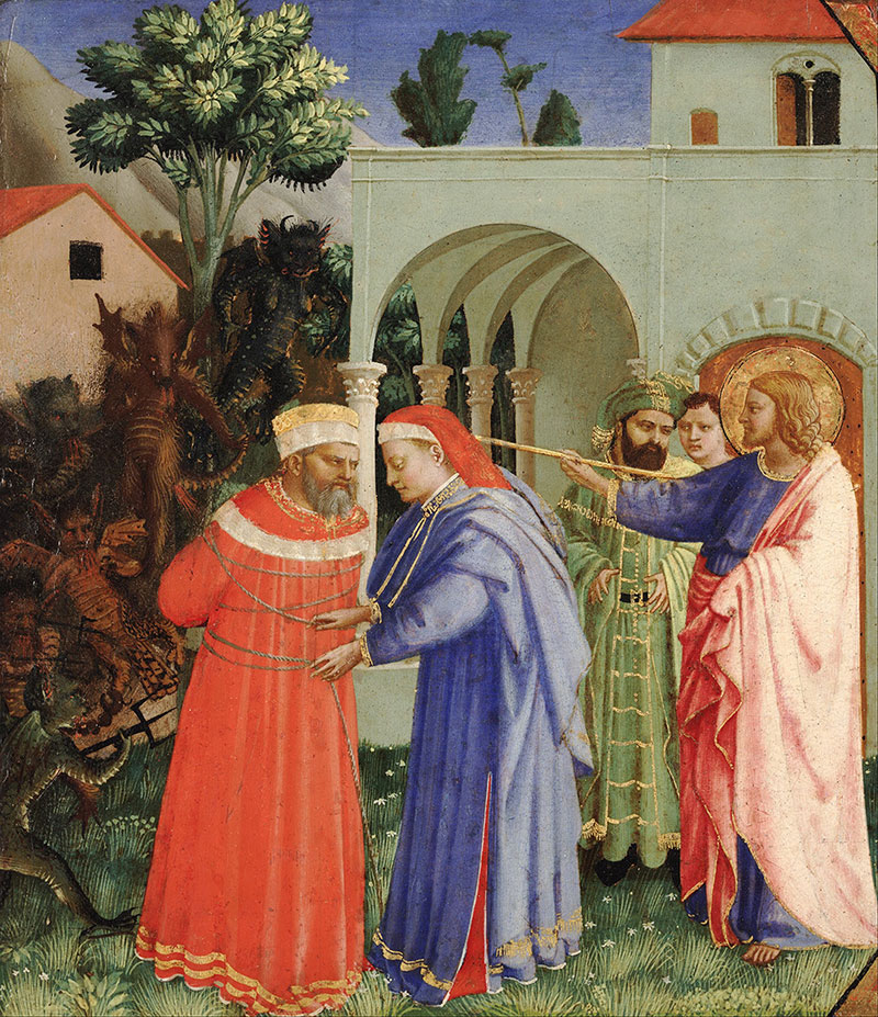 油画 | 使徒圣杰姆斯大帝释放魔术师