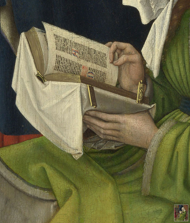  罗吉尔·凡·德尔·维登 Rogier van der Weyden 油画 | The Magdalene Reading