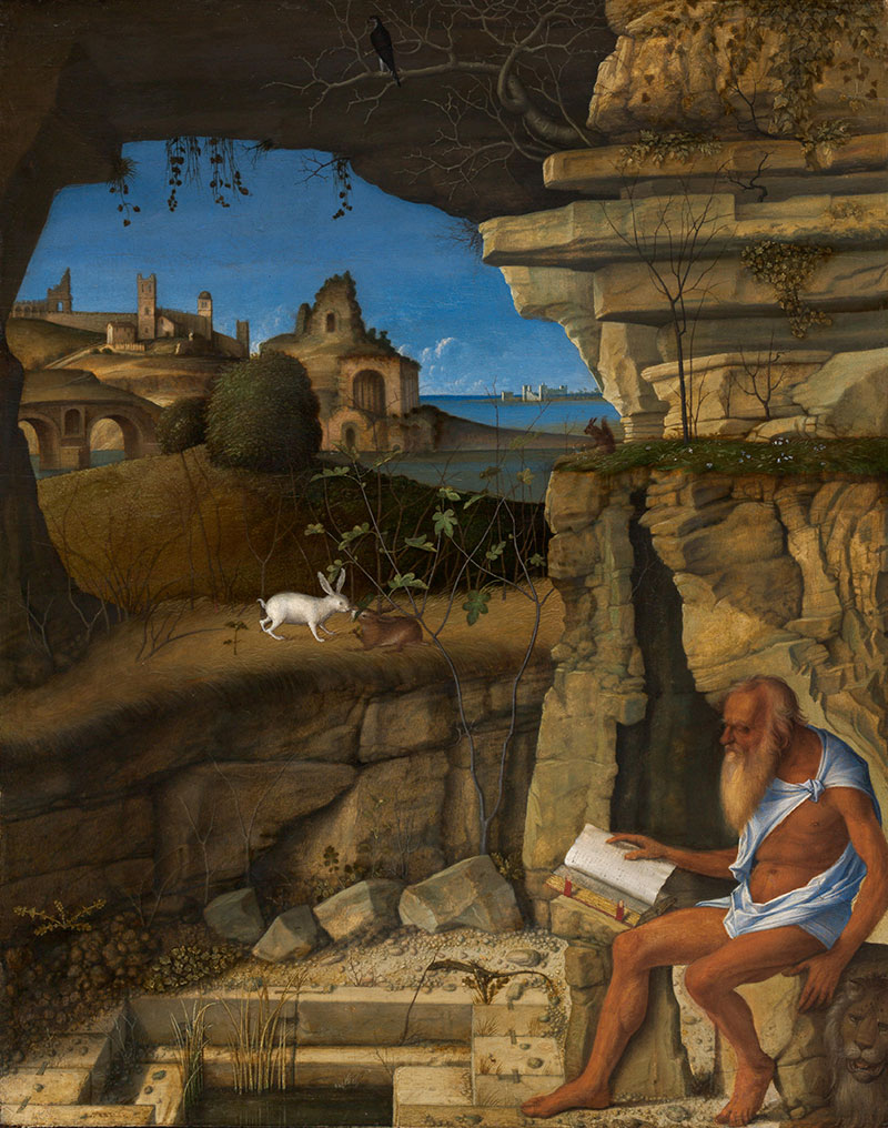 油画 | Saint Jerome Reading