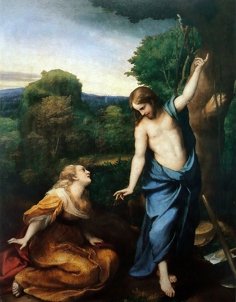 柯勒乔（Correggio）高清作品《Noli Me Tangere》