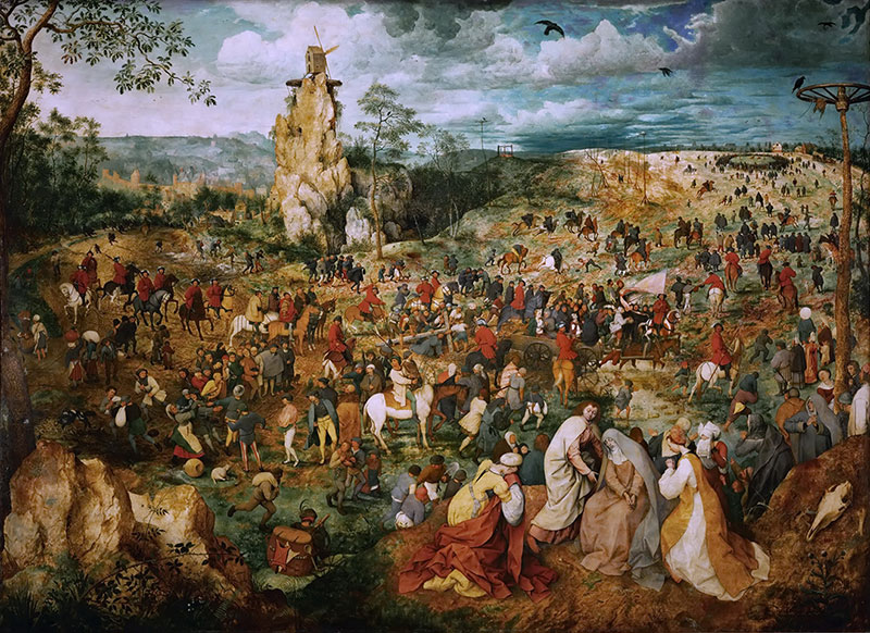 彼得·勃鲁盖尔高清作品《The Procession to Calvary》