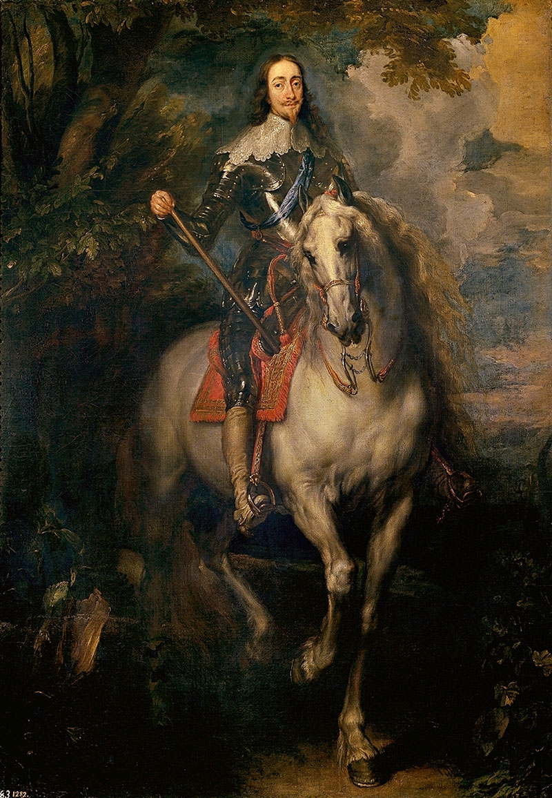 安东尼· 凡· 戴克高清作品《Equestrian Portrait of Charles I, King of England》