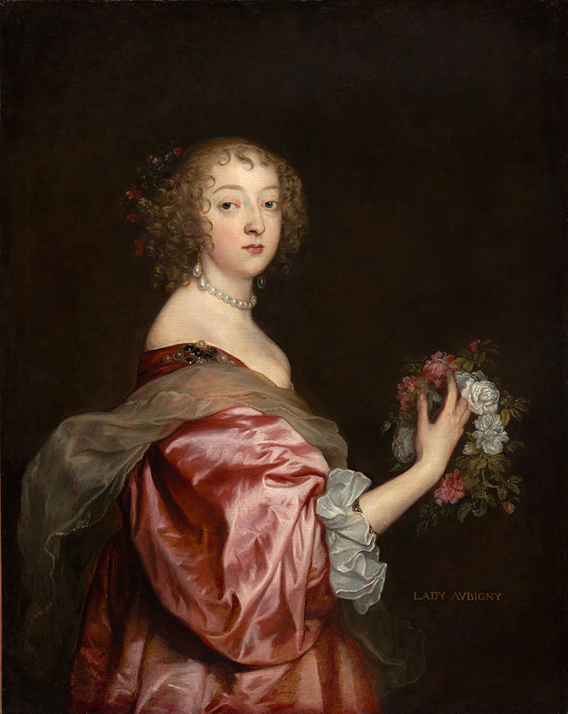 安东尼· 凡· 戴克高清作品《Portrait of Lady d Aubigny》