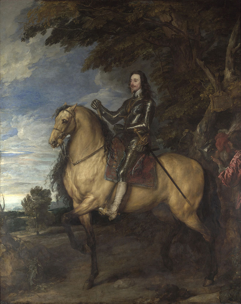 安东尼· 凡· 戴克高清作品《Charles I on horseback》