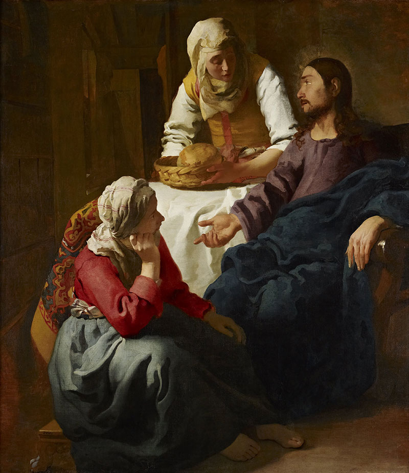 Christ in the House of Martha and Mary（基督在玛莎和玛丽的家里）