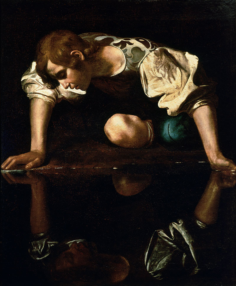 水仙 - Narcissus
1599年，肖像画，布面油画，110 x 92 cm