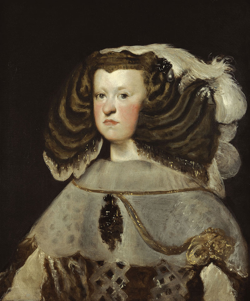 Portrait of Mariana of Austria, Queen of Spain
1657年，肖像画，布面油画
