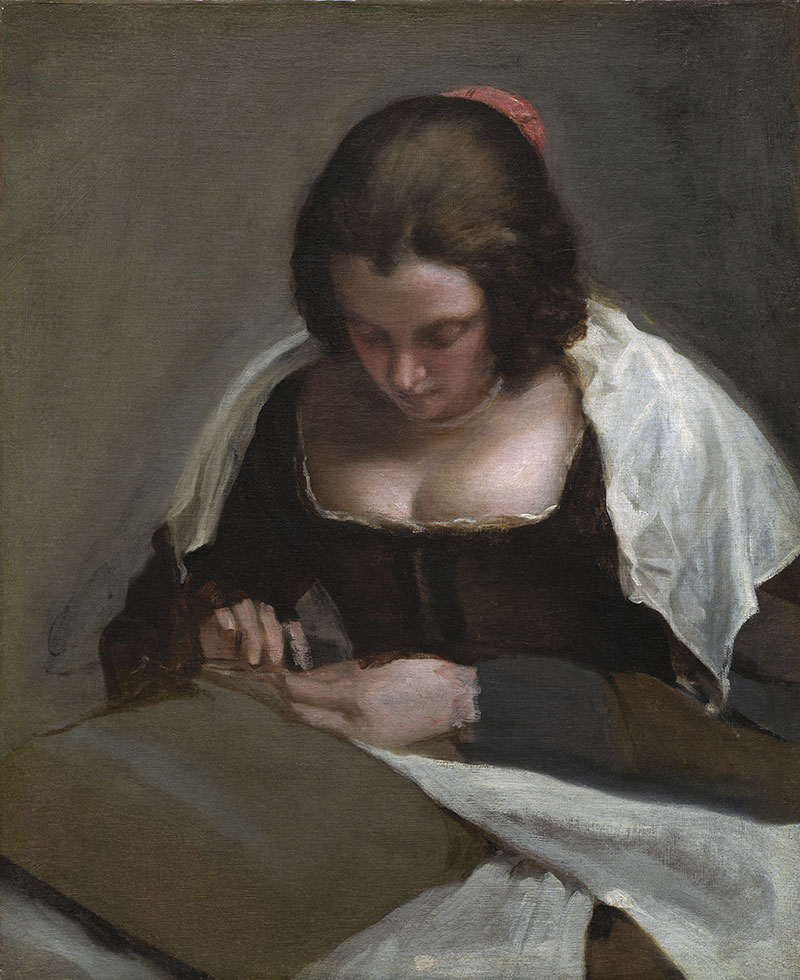 缝纫女工 - The Needlewoman
1643年，肖像画，布面油画