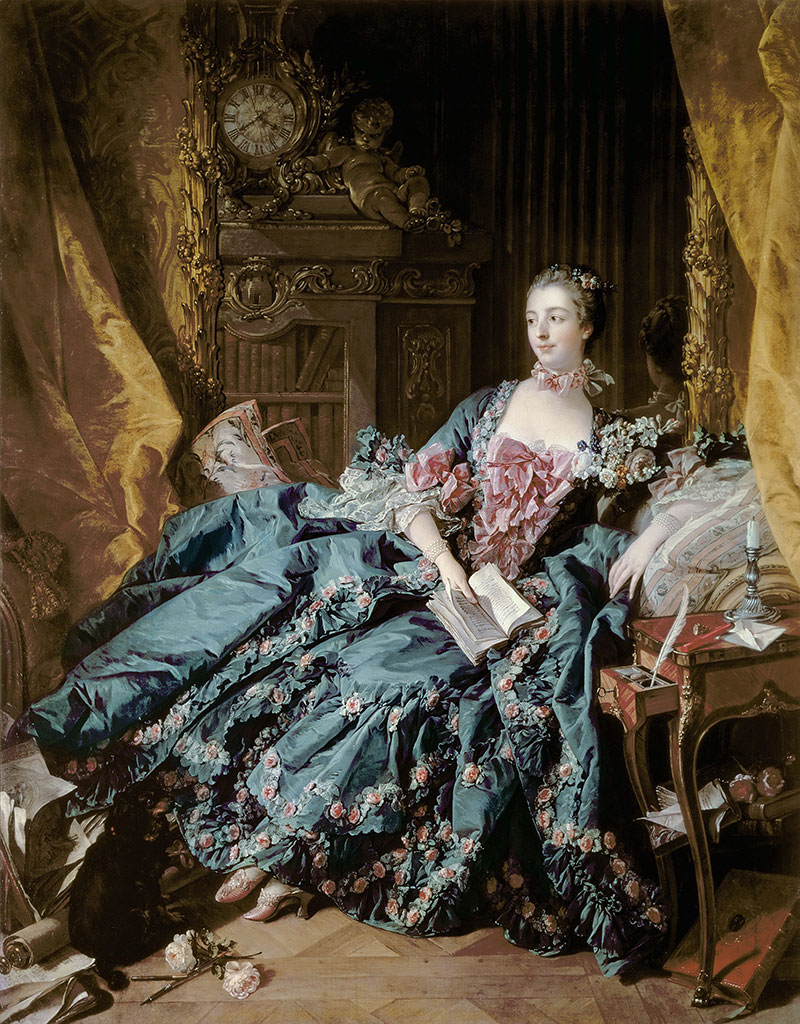 Madame de Pompadour
1756年，肖像画，布面油画