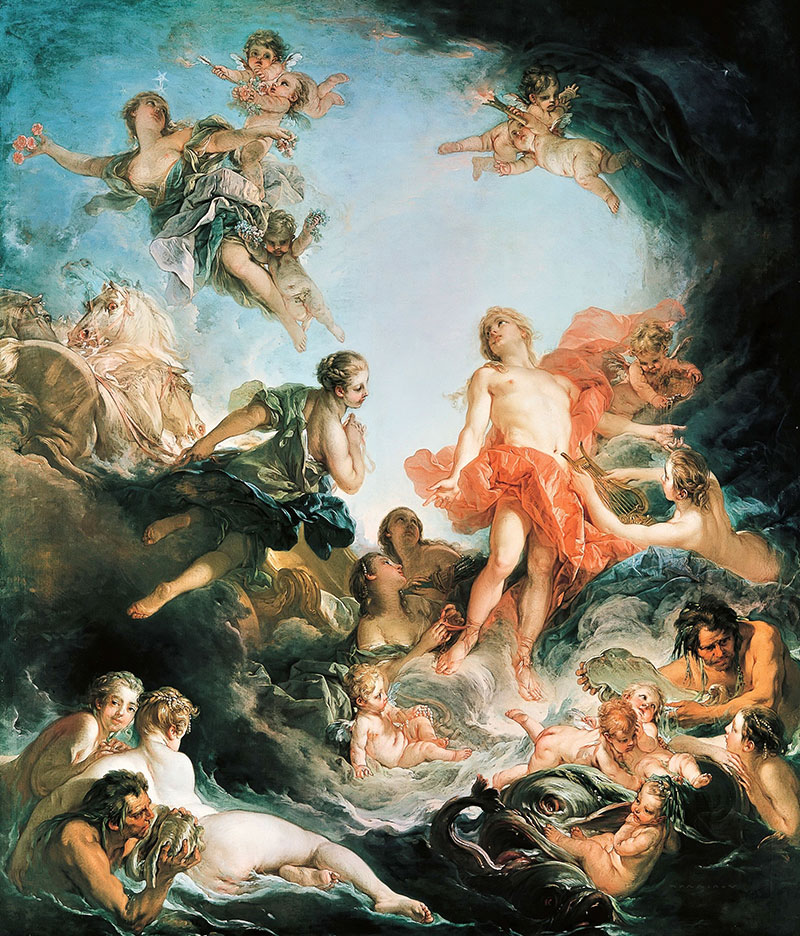 太阳的升起 - Geniuses of arts
1753年，神话画，布面油画，261 x 318 cm