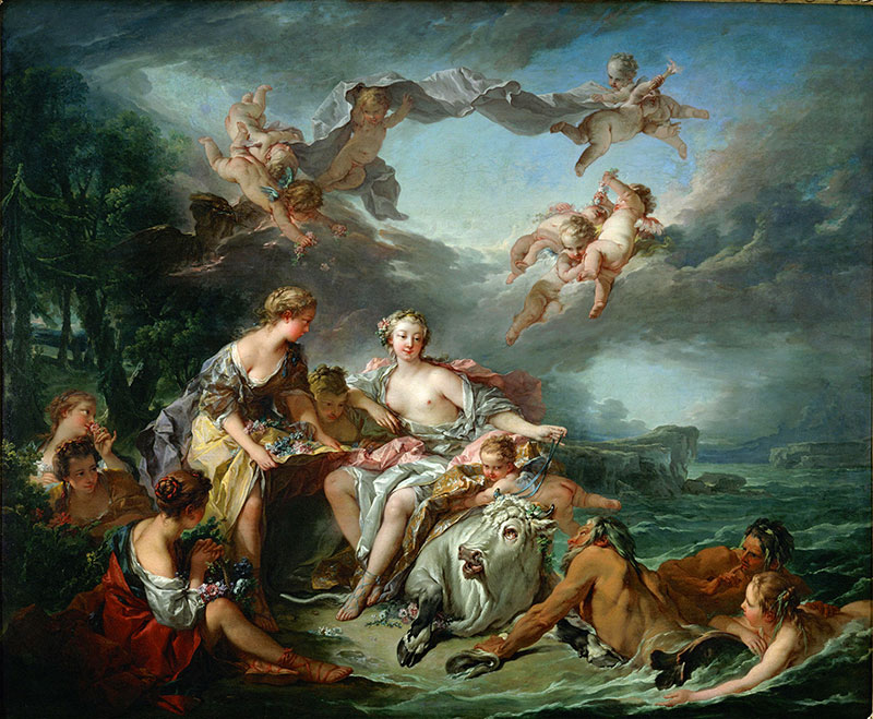 欧洲的绑架 - The Abduction of Europe
1747年，神话画，布面油画