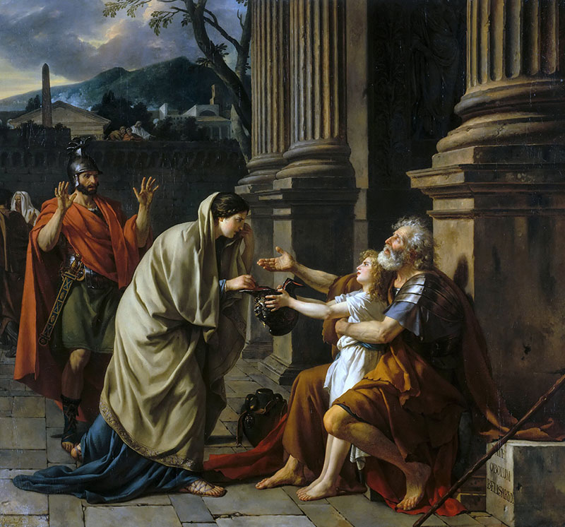 贝利萨留乞求施舍 - Belisarius Begging for Alms
1781年，历史画，布面油画