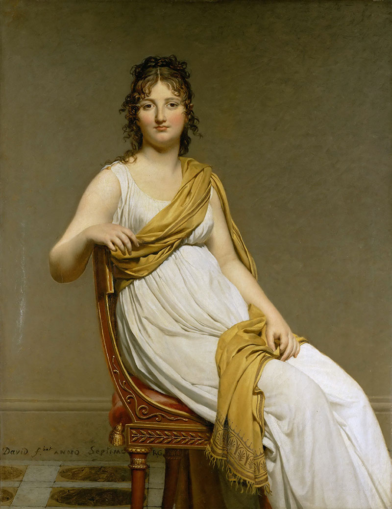 Portrait of Madame Raymond de Verninac
1798-1799年，肖像画，布面油画