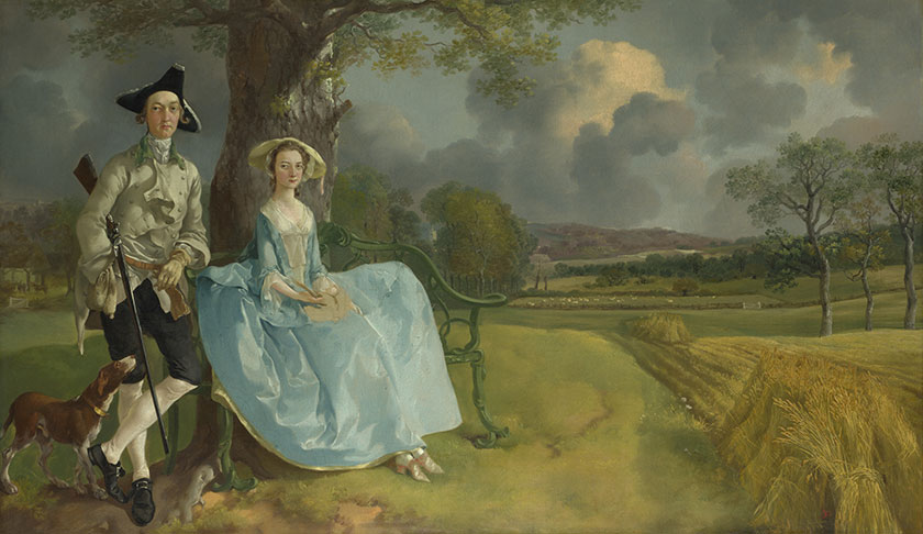 安德鲁斯夫妇 - Mr and Mrs Andrews
1749年，肖像画，布面油画