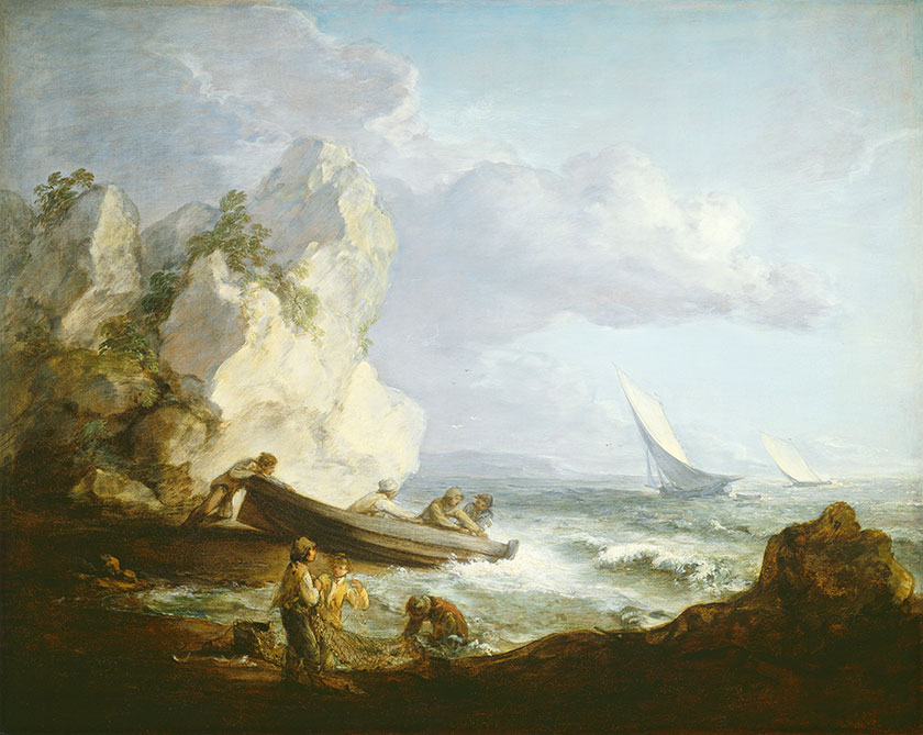 Seashore with Fishermen
1783年，风景画，布面油画