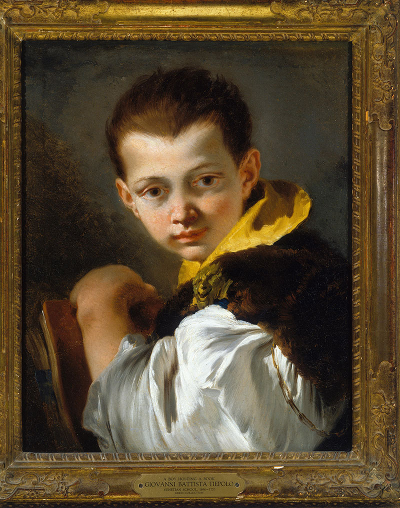 Boy Holding a Book (portrait of Lorenzo Tiepolo)
1750年，肖像画，布面油画