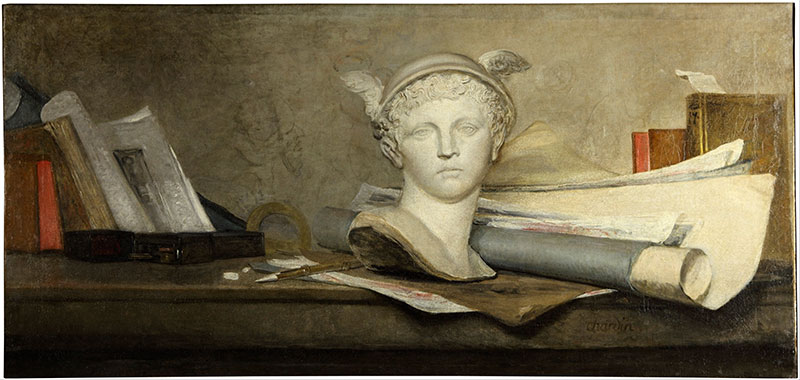 静物 - Still life
1728年，静物，布面油画