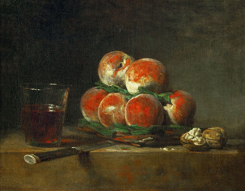 桃子篮子 - Basket of Peaches
1768年，静物，布面油画