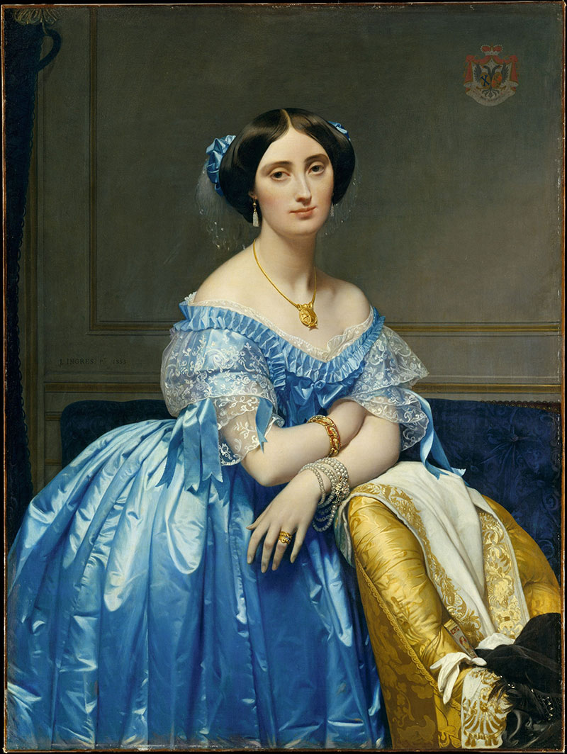 Portrait of the Princesse de Broglie
1853年，肖像画，布面油画