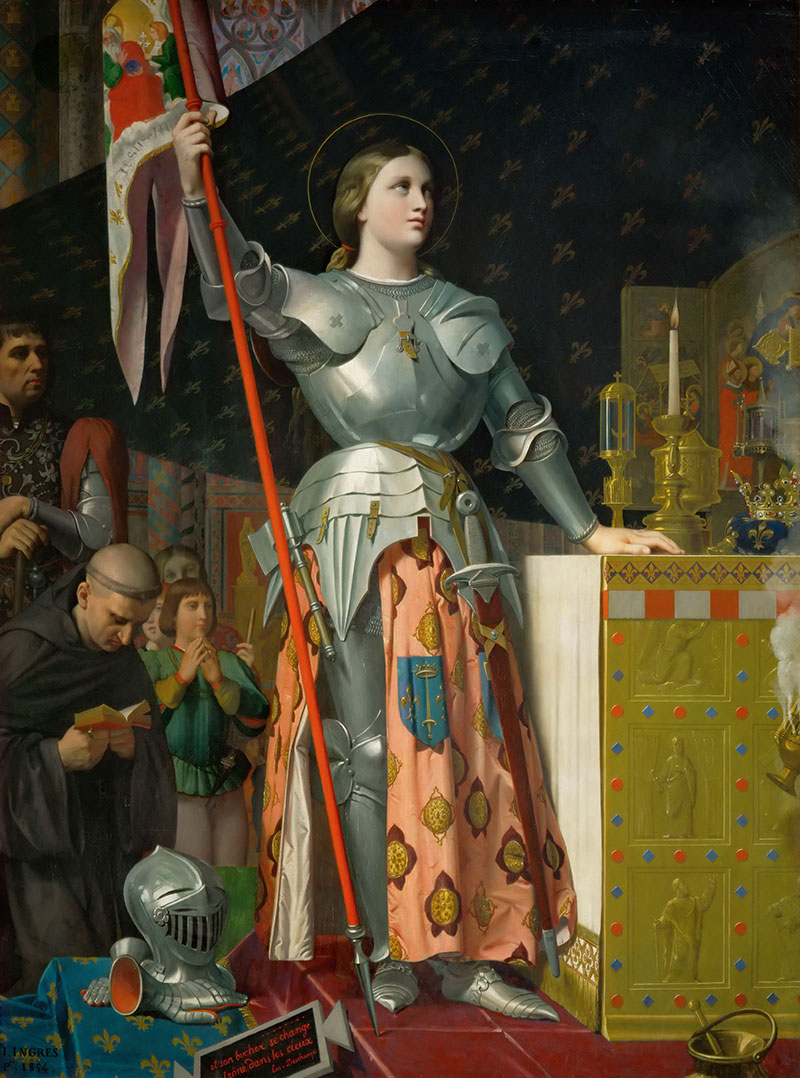 Joan of Arc on Corronation of Charles VII in the Cathedral of Reims
1854年，历史画，布面油画