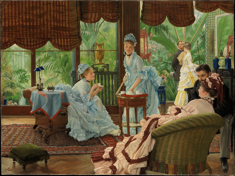 In the Conservatory
1878年，印象派，风俗画，布面油画