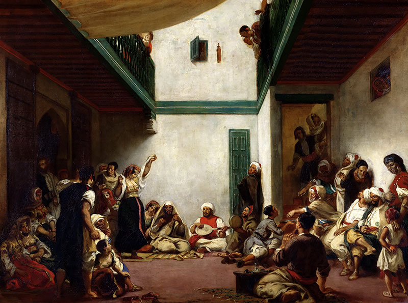 A Jewish wedding in Morocco
1841年，风俗画，布面油画