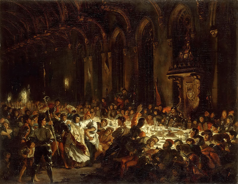 The Assassination of the Bishop of Liege
1829年，历史画，布面油画