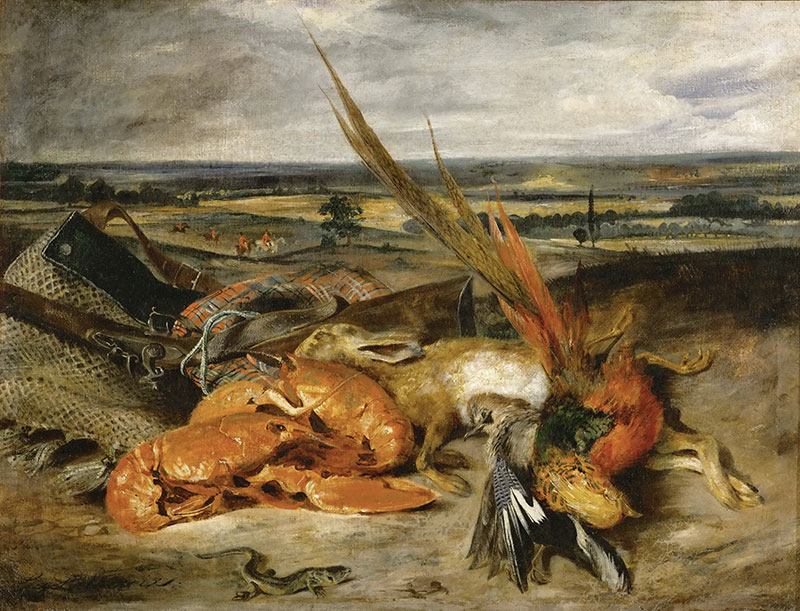 龙虾静物 - Still Life with Lobsters
1826-1827年，静物，布面油画