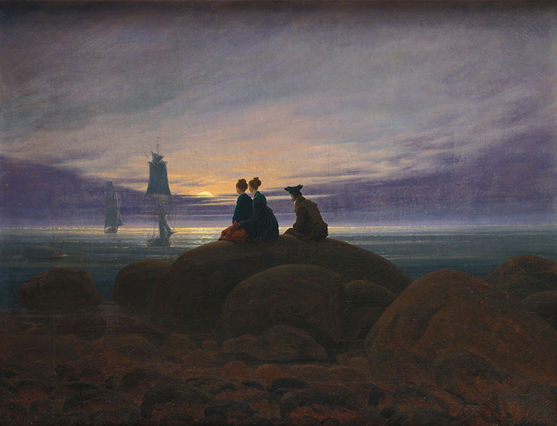 Moonrise over the Sea
1822年，风景画，布面油画