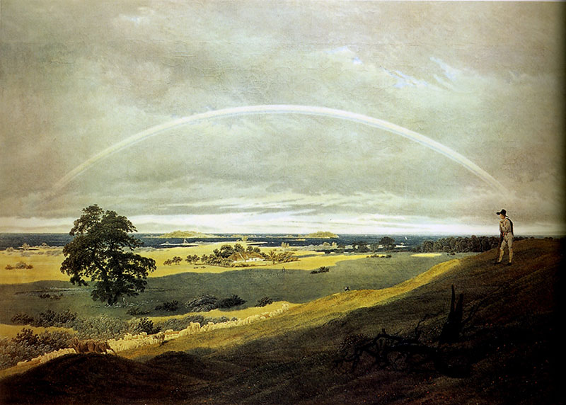 Landscape with rainbow
1810年，风景画，油画