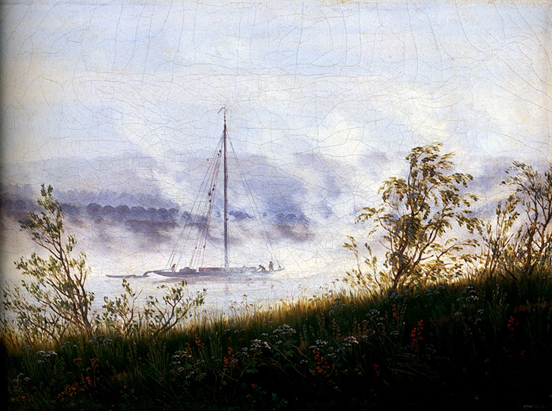 Elbschiff in early morning fog
1820年，风景画