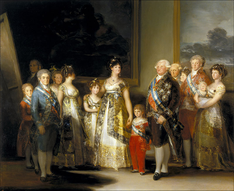 油画 | Charles IV of Spain and his family