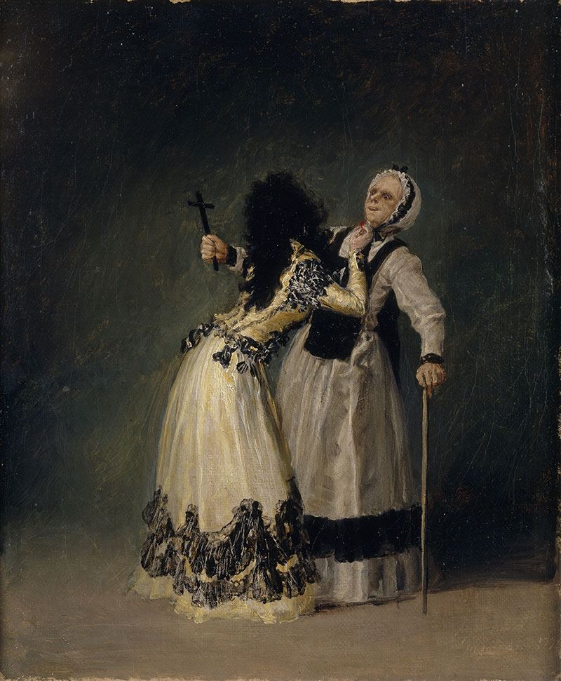 油画 | The Duchess of Alba and Her Duenna