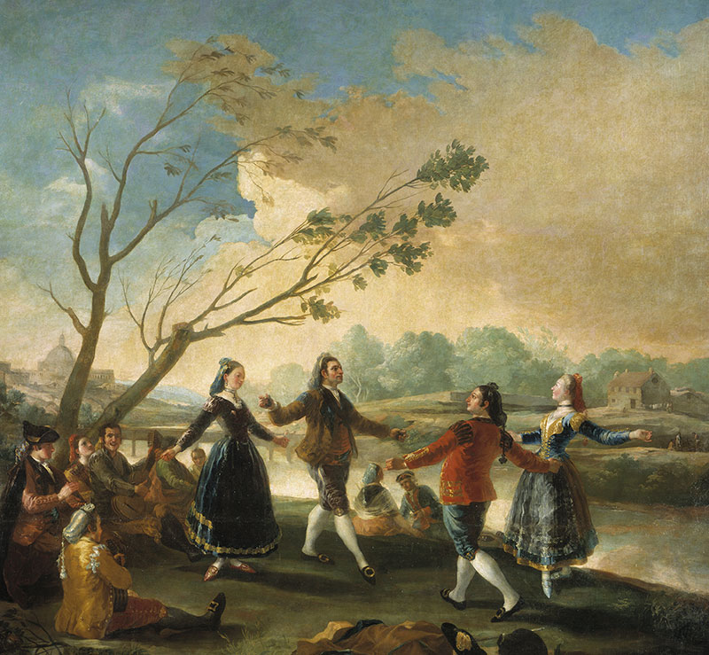 油画 | Dance of the Majos at the Banks of Manzanares