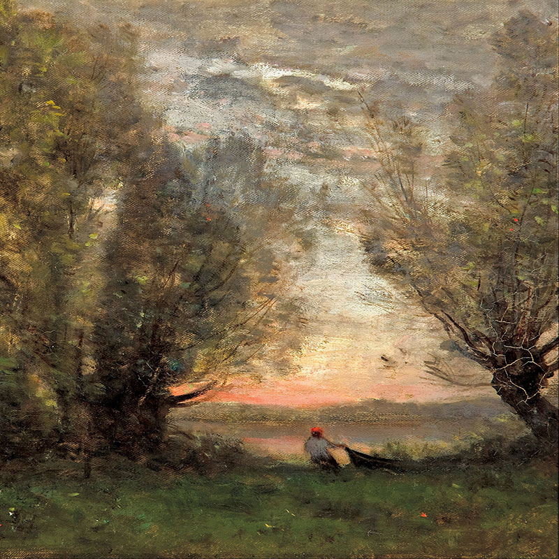 法国19世纪最杰出的风景画家和肖像画家：柯罗绘画作品306幅