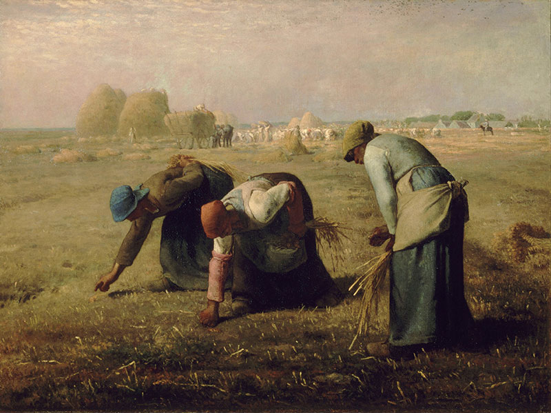 油画 | 拾穗者 - The Gleaners