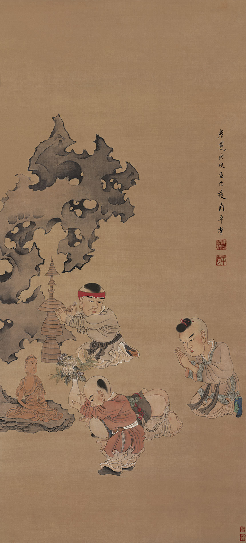 赏画 | 一代宗师陈洪绶绘画名作82幅欣赏