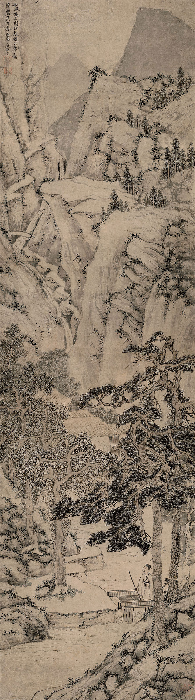 笔力清劲,岩峦郁茂 | 明代山水画家文伯仁作品9幅