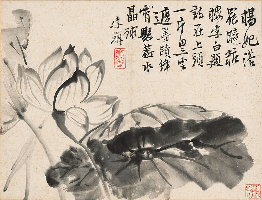 清·李鱓《花鸟册十开》