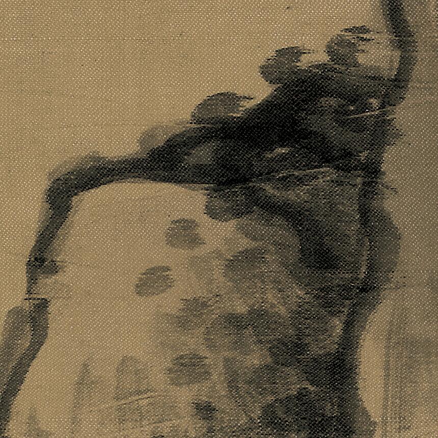 [清] 龚贤《高岗茅屋图》

水墨 绢本 273x99cm

北京艺术博物馆藏