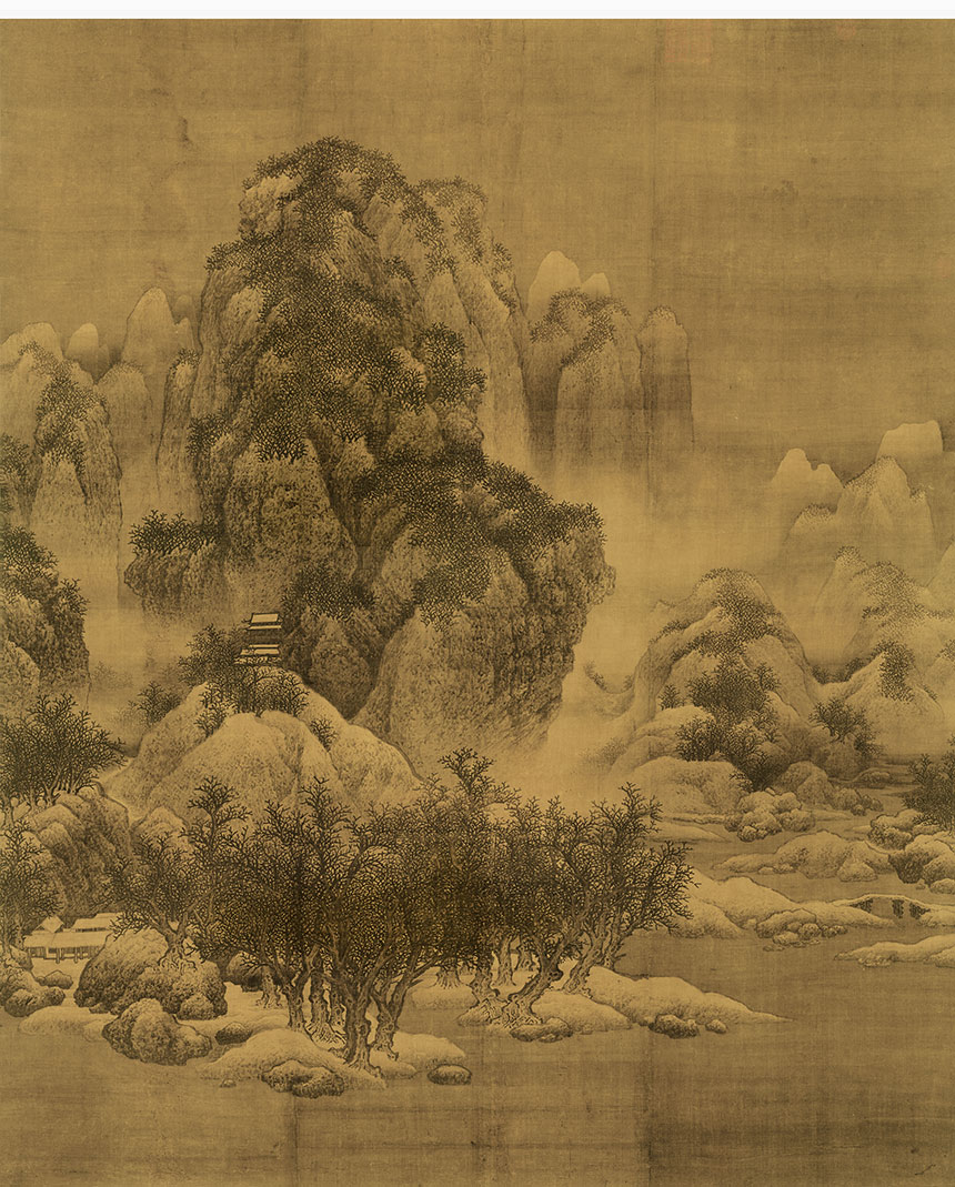 [宋] 范宽《雪景寒林图》

绢本 设色 193.5x160.3 厘米

天津博物馆藏