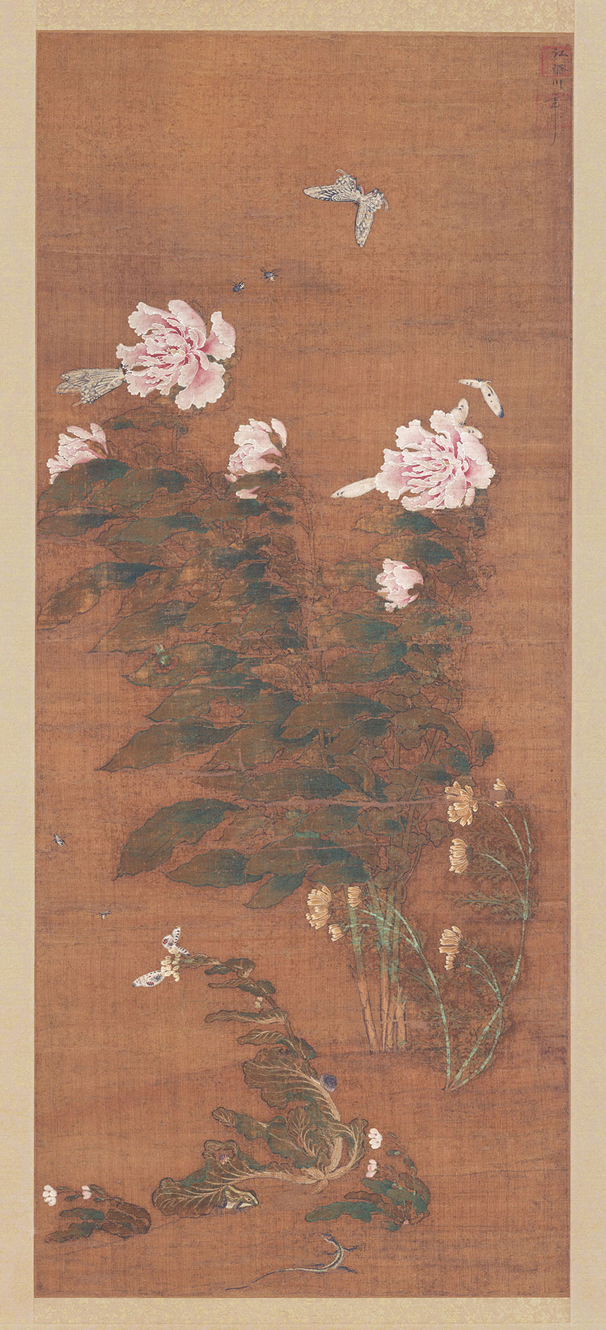 [元] 江济川《草虫图对幅》

绢本 立轴 设色 97.4x40.8 厘米

京都国立博物馆藏